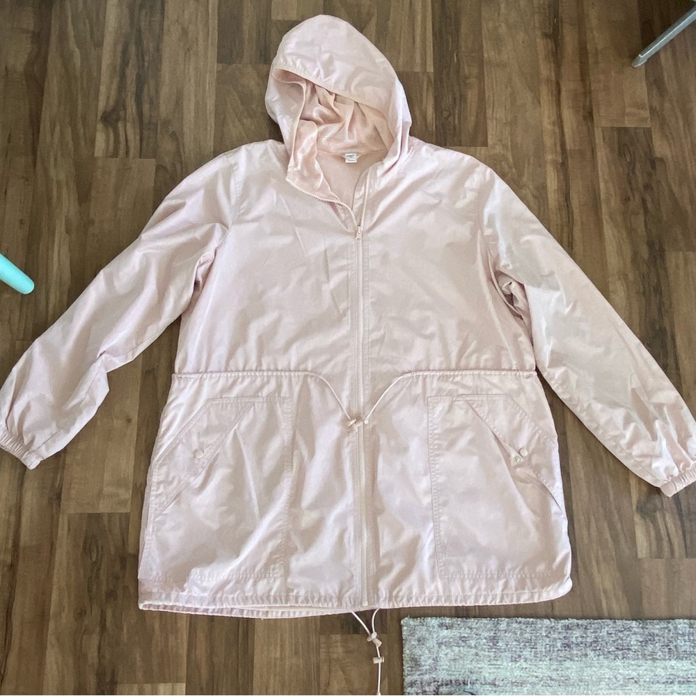 Blush old navy active jacket size XL